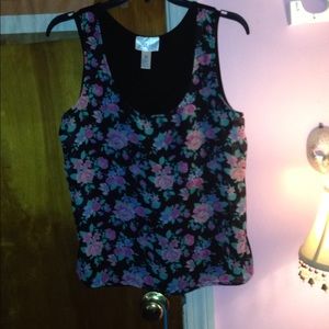 Floral tank top